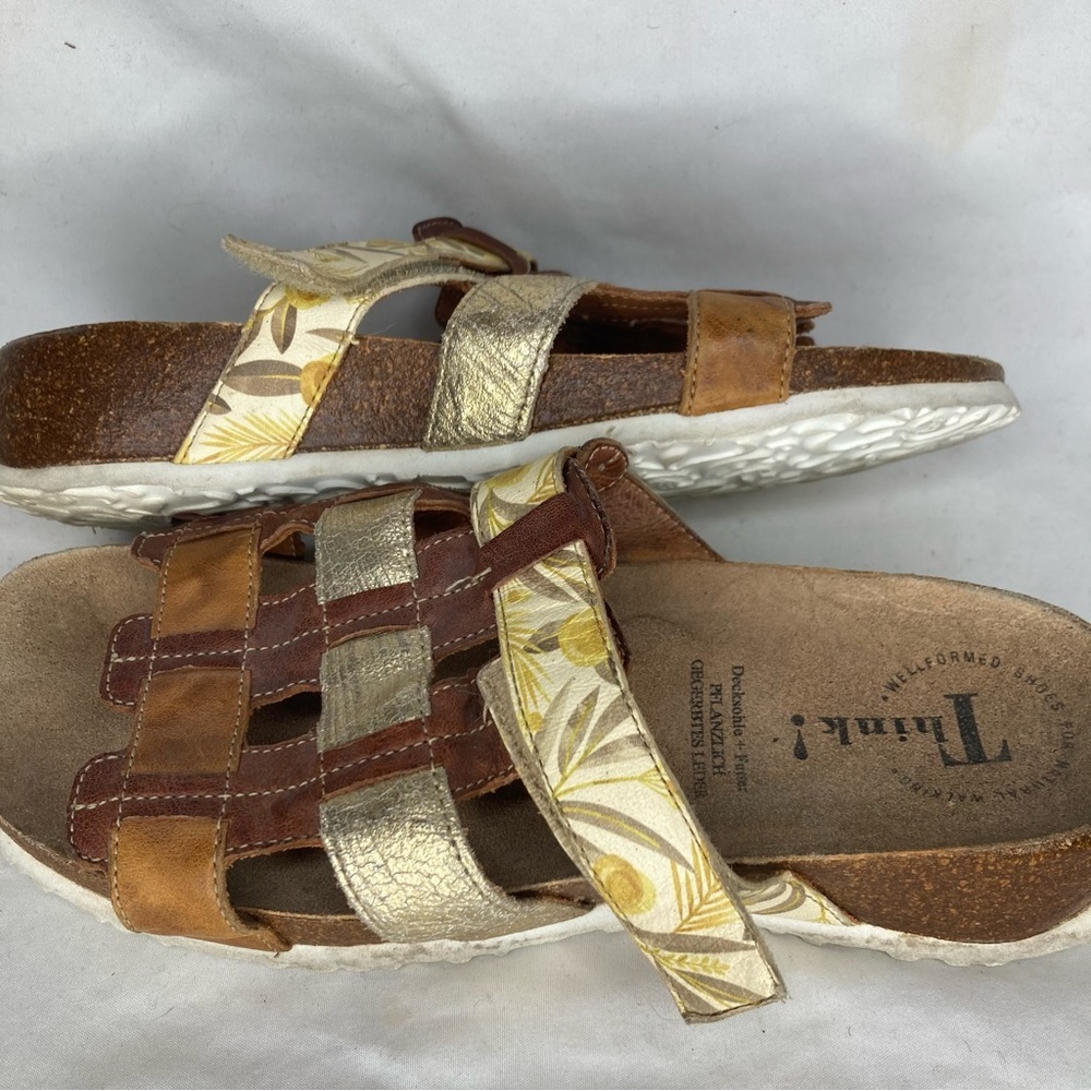 Think! Patchwork Sandals